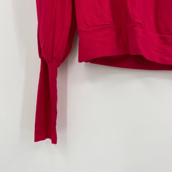 Bailey 44 Red Long Sleeve Basic Sweatshirt | Size S - Picture 4 of 6